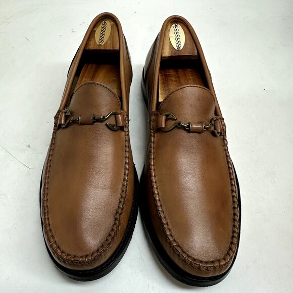 EXCELLENT Tommy Bahama Maya Bay Bit Loafer Fish Hook Tan Brown Size 9 - Picture 3 of 15